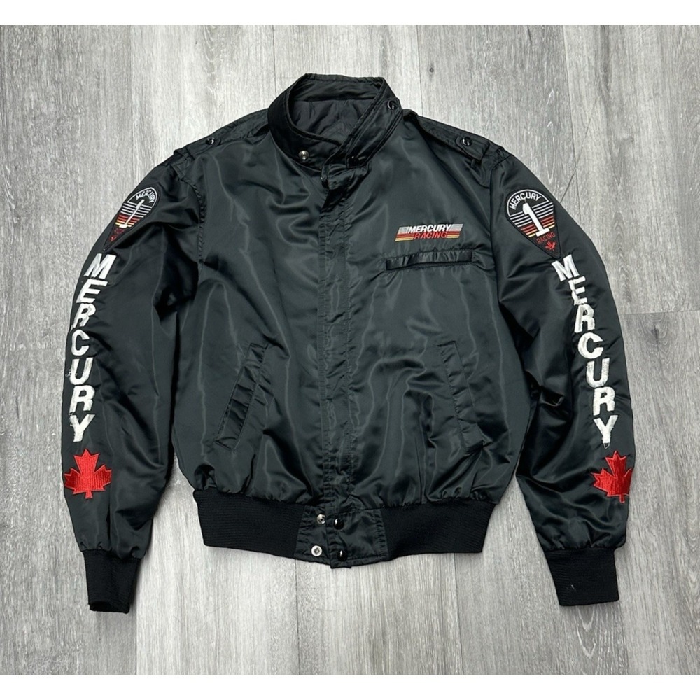 Vintage 80s 90s Mercury Racing Canada Astro Sportswear Racing Jacket Size XL
